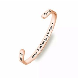 Jewelry - ๐ BOGO keep f@&$@ing going bracelet rose gold Jewelry - ๐ BOGO keep f@&$@ing going bracelet rose gold
